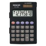 Sencor Kalkulačka SEC 295/8, černá, kapesní, osmimístná, duální napájení