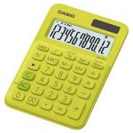 Casio Kalkulačka MS 20 UC YG, žlutá, dvanáctimístná, duální napájení