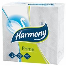 Ubrousky Harmony bílé 100 ks