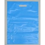 Polyetylénová taška s průhmatem modrá