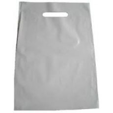Polyetylénová taška s průhmatem bílá
