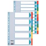 Kartonové barevné rozlišovače A4 10  listů