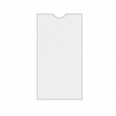 Samolepící kapsa na vizitky, PVC, 6 ks