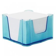 Box na poznámkové lístky  modrý  transparentní