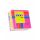 Samolepící minikostky Post-it 51x51mm růžové barvy, 250 lístků