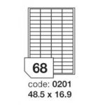 PRINT etikety 48.5 x 16.9 mm - 100 x 68 ks (.0201A)